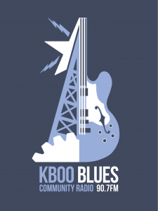 KBOO blues shirt
