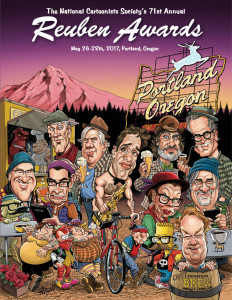 The National Cartoonists Society meets in Portland for their annual Reuben Awards ceremony, and R.C. Harvey and David Silverman join us on KBOO Radio's Words and Pictures to talk about the event