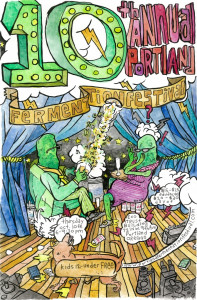 Portland Fermentation Festival Poster Portland Fermentation Festival Poster