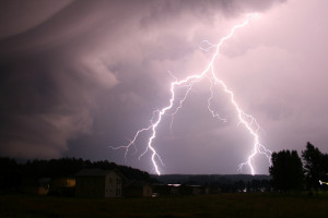 Storm 2012-07-30 Lightning strike