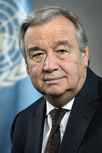 UN Secretary General António Guterres UN Secretary General António Guterres