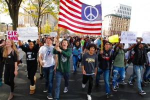 DC area students stage a walkout