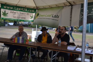 Left to right: Doug McVay, Steve Hager, and Chris Bennett Left to right: Doug McVay, Steve Hager, and Chris Bennett