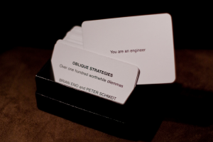 an oblique strategy