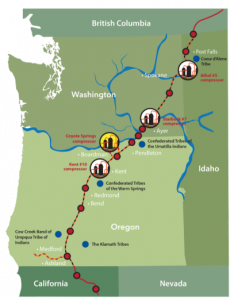 GTN XPress Fracked Gas Pipeline map GTN XPress Fracked Gas Pipeline map