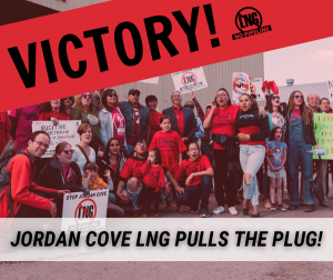 Victory over Jordan Cove Victory over Jordan Cove
