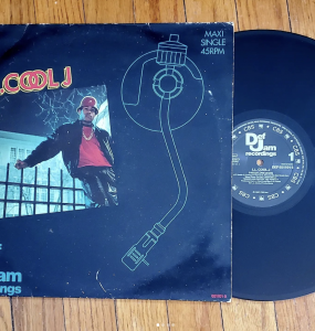 Black Music History Exhibit LL Cool J vinyl album with cover