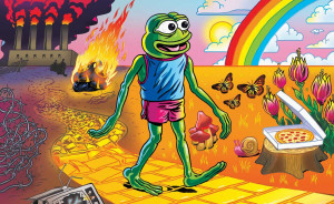 Pepe the Frog and his creator Matt Furie are the stars of the new documentary Feels Good Man by Arthur Jones and Giorgio Angelini Pepe the Frog and his creator Matt Furie are the stars of the new documentary Feels Good Man by Arthur Jones and Giorgio Angelini, who visit with S.W. Conser on Words and Pictures