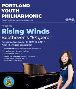 Poster for Portland Youth Philharmonic's 102nd Season Opening Concert 2025 Poster for Portland Youth Philharmonic's 102nd Season Opening Concert 2025