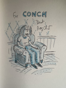 Bestselling author and New Yorker cartoonist Roz Chast visits the Portland Book Festival and talks with S.W. Conser on Words and Pictures on KBOO Radio