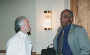 Cliff Thornton (R) speaking with Richard Evans (L) at the Drug Policy Foundation conference in 2000 in Washington, DC Cliff Thornton (R) speaking with Richard Evans (L) at the Drug Policy Foundation conference in 2000 in Washington, DC