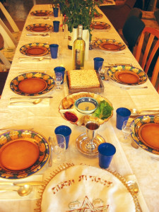 Passover Seder Table