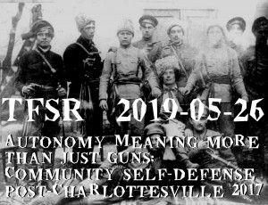 A bunch of armed historical figures from Makhno's army