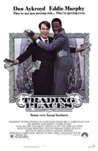 poster for the 1983 movie with Eddie Murphy and Dan Ackroyd