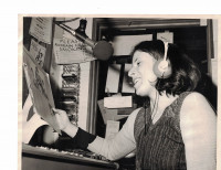 Carol Mazer on mic Carol Mazer on mic