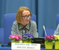 Chloe Carpentier, Chief of the Research and Knowledge Production Section at the UN Office on Drugs and Crime