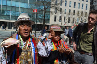 Coca ceremony at United Nations, April 2016