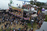 Overhead view, Seattle Hempfest Main Stage