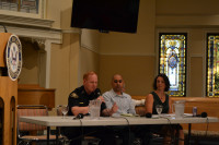 Left to right: Portland Police Bureau Deputy Chief Robert Day, Oregon Justice Resource Center Executive Director Bobbin Singh, and Central City Concern Executive Director Rachel Solotaroff, MD Left to right: Portland Police Bureau Deputy Chief Robert Day, Oregon Justice Resource Center Executive Director Bobbin Singh, and Central City Concern Executive Director Rachel Solotaroff, MD