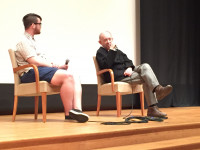 Frederick Wiseman in Portland Frederick Wiseman in Portland at the Northwest Film Center, 2016